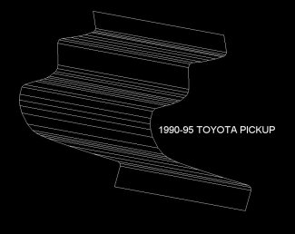 toyota truck replacement panels #7