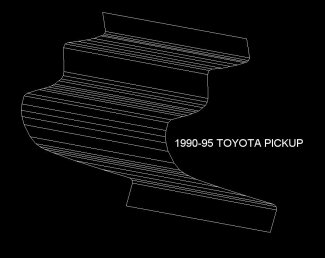 toyota bed side repair panels #2